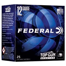 FED TOP GUN 12GA 2.75″ #7.5 1 OZ 25/