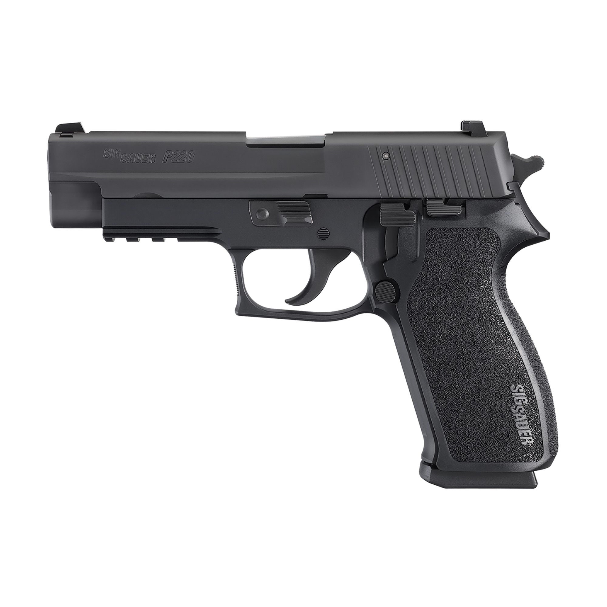 SIG P220 45ACP 4.4″ 8RD BLK NS CA