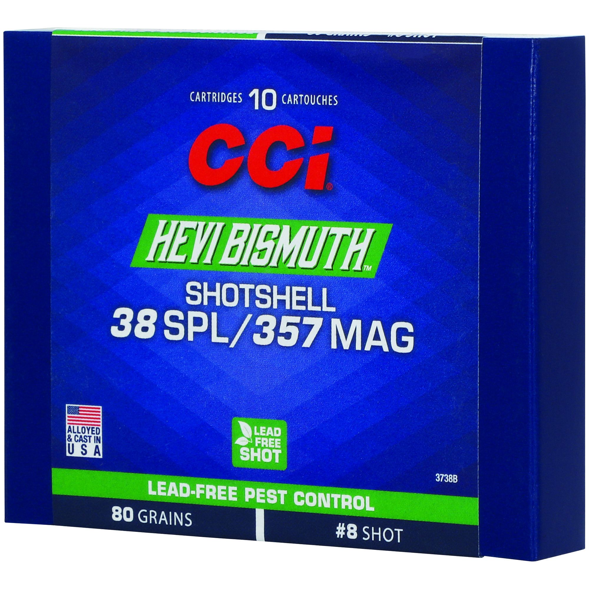 CCI 38/357 BISMUTH SHOTSHELL 10/200
