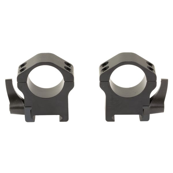 WARNE MAXIMA 1″ HRZ QD HI RINGS BLK