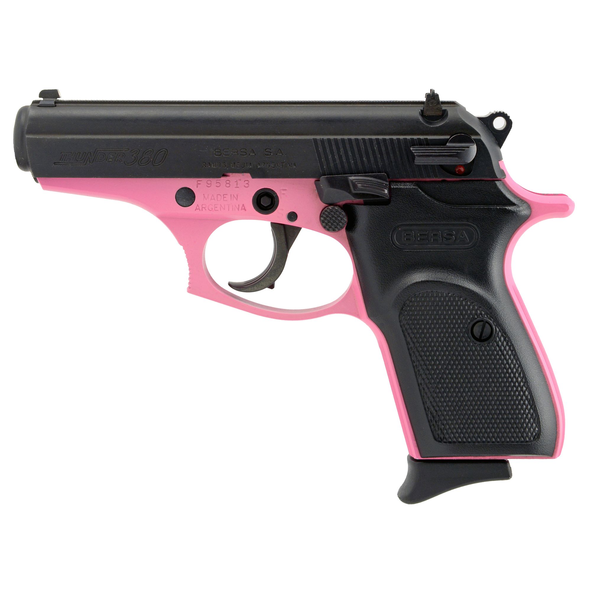 BERSA THNDR 380 BLK/PINK 3.5″ 8RD