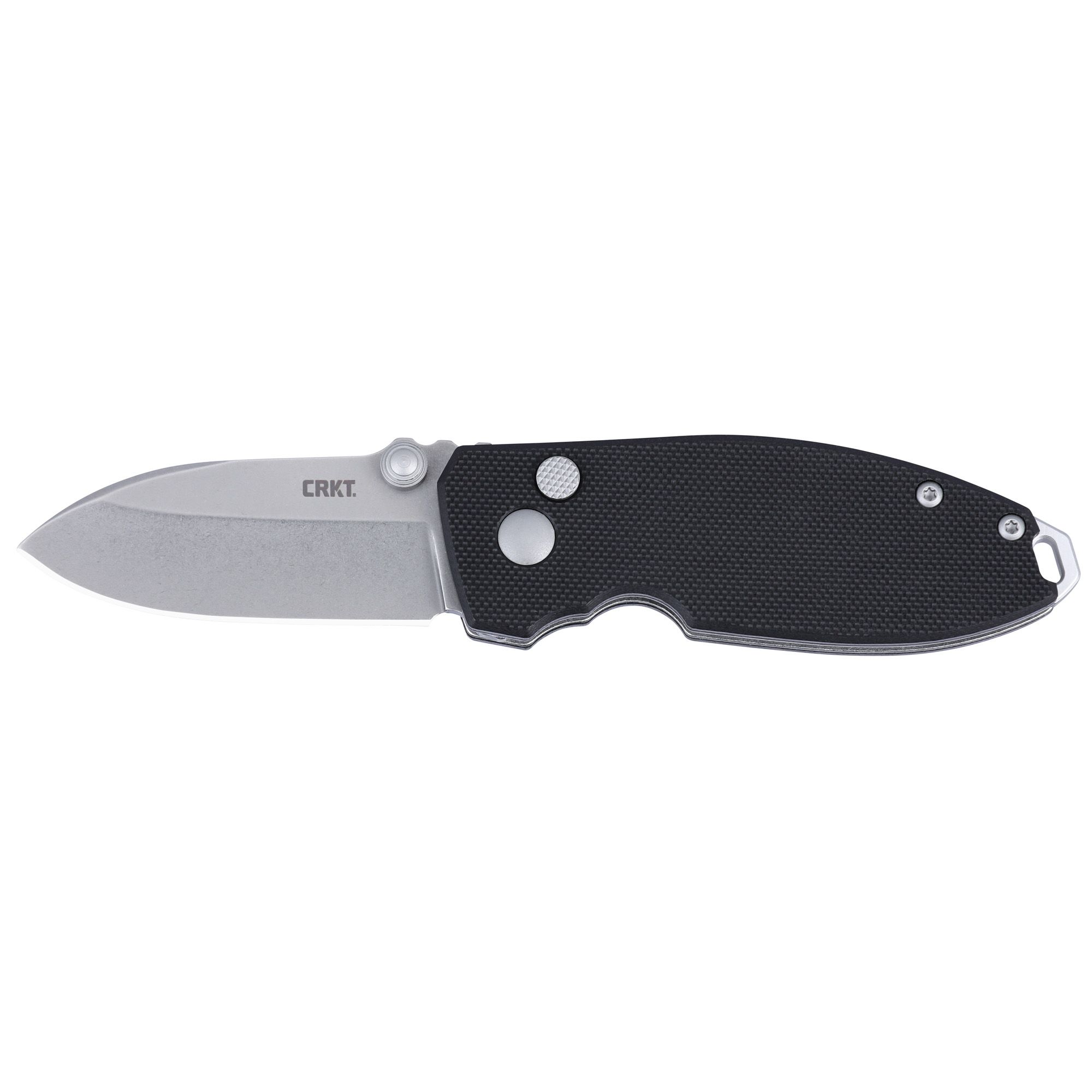 CRKT SQUID BUTTON LOCK 2.27″ BLK/SLV