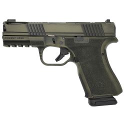 BRO FRONTLINE+ 9MM 4″ 15RD BW GREEN