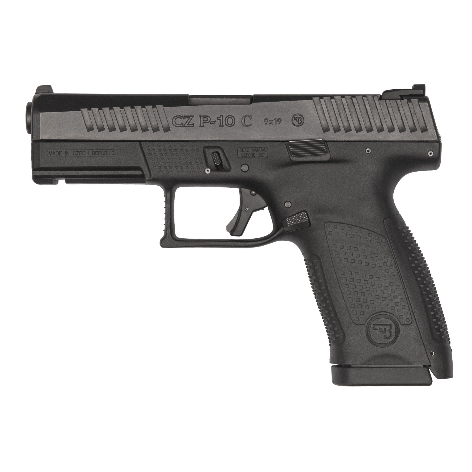 CZ P-10C 9MM 4″ BLK 10RD OPTIC READY