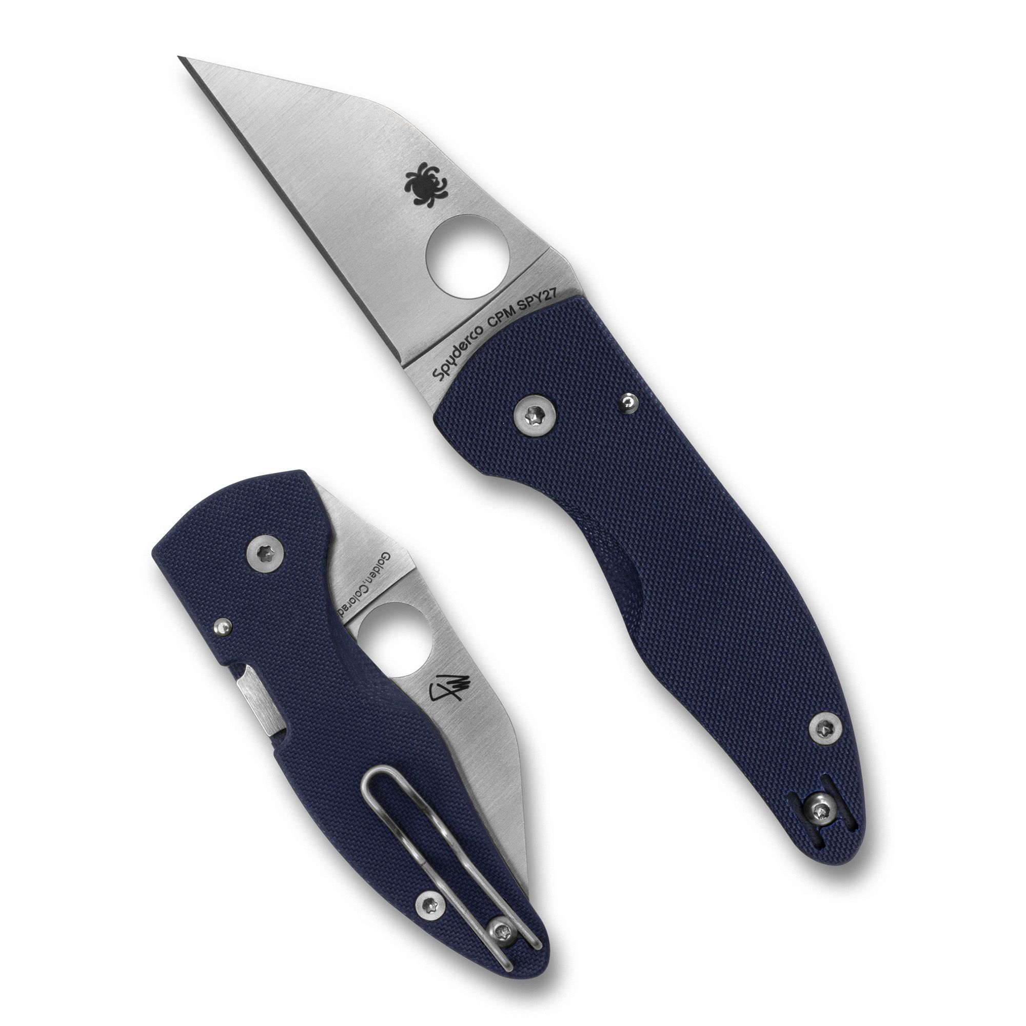 SPYDERCO MICROJIMBO G10 2.45″ BLUE