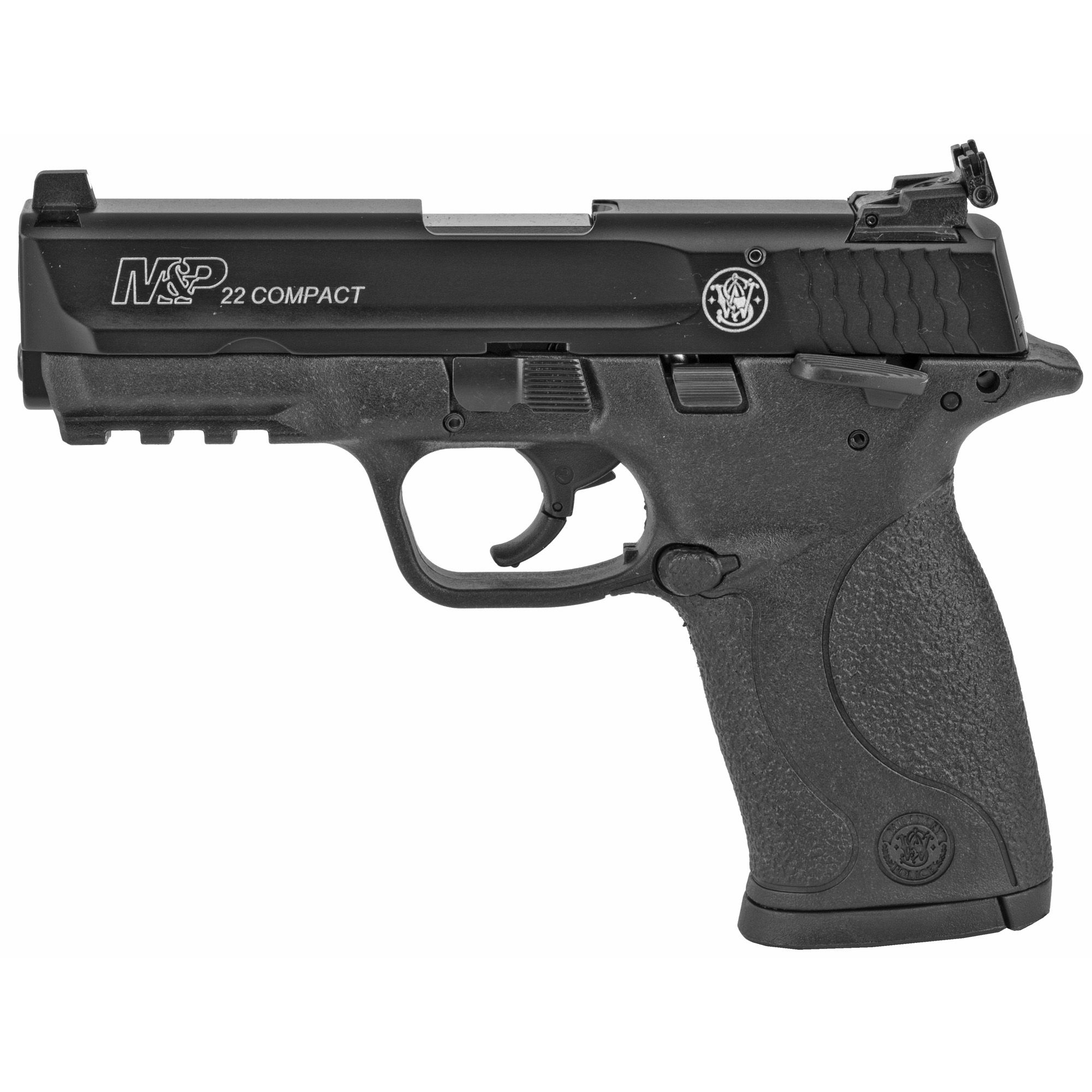 S&W M&P 22LR 3.6″ BLK 10RD THDD BBL