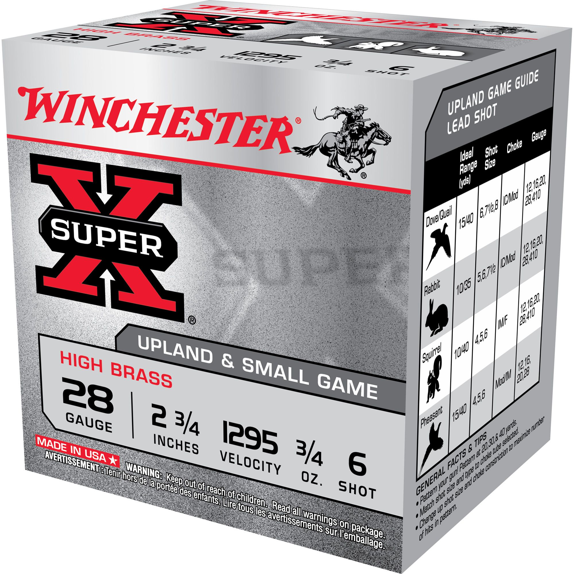 WIN SPR-X UPLD 28GA 2.75″ #6 25/250