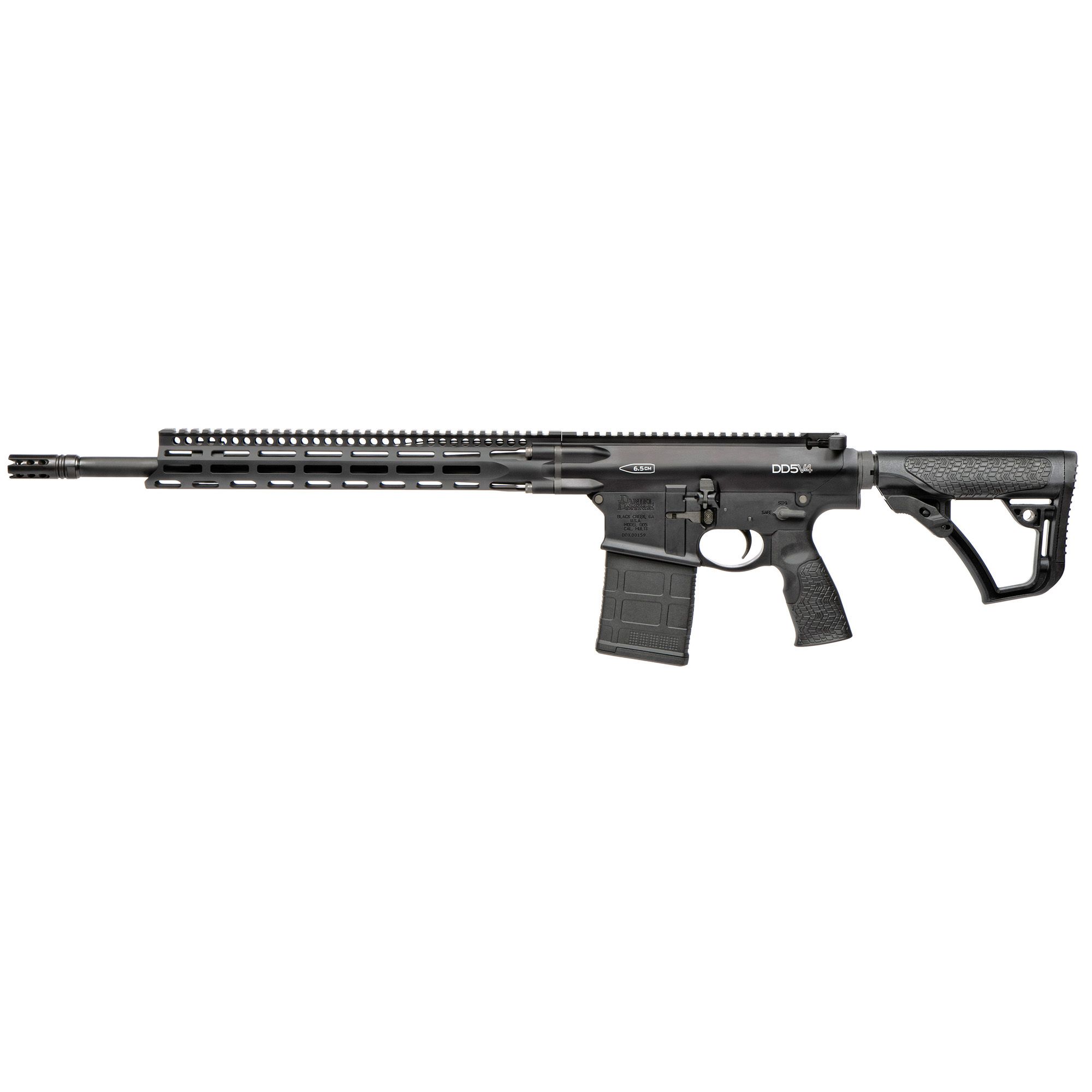 DD DD5 V4 6.5CM 18″ MLOK 20RD BLK