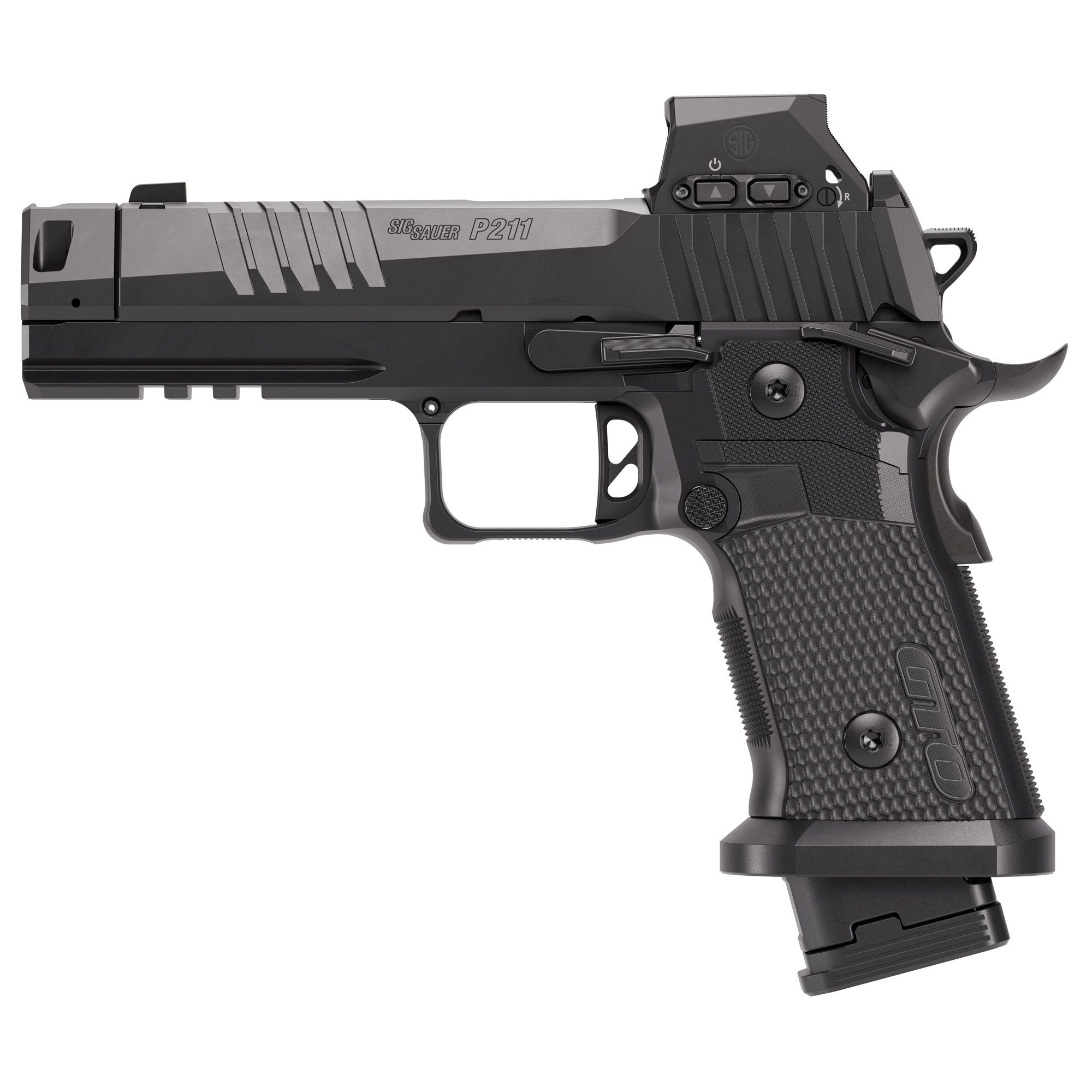 SIG P211 9MM 4.4″ SAO COMP 23RD BLK